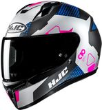 HJC C10 Aspa Zwart Roze Blauw Zilver Integraalhelm