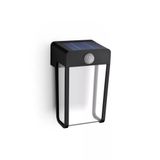 Philips Hue Philips Shroud Solar Wandlamp Buiten - LED - Zwart - Helder Glas - IP44