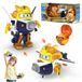 Super Wings Super Iron Paul 12,7 cm, Super Ball-Animal Power, speelgoedvliegtuig, transformerende robot, transformerende actiefiguur, speelgoed voor kinderen van 3, 4, 5, 6, 7, 8, 9, 10 jaar, jongens