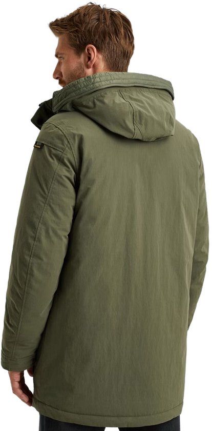 PME Legend ICE PILOT Coated Crunc Long jacket - Groen - Maat L - Mannen