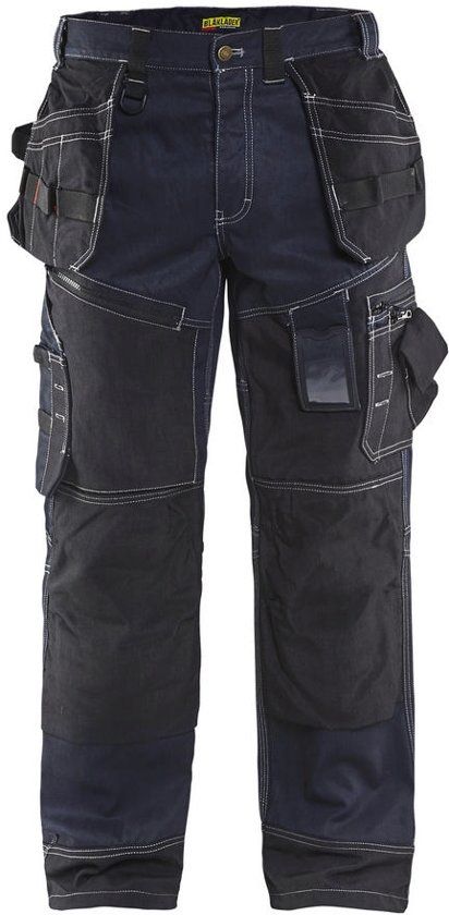 Blåkläder 1500-1140 Werkbroek Marineblauw/Zwart maat 156