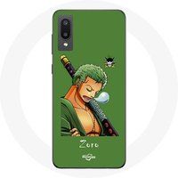 Maniacase Etui voor Samsung Galaxy A02 One Piece Manga Zoro Zwaard
