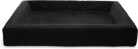 Bia Bed Royal Fluweel Hoes Hondenmand Zwart - 120x100x15 cm - XL