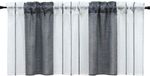 Shenzhen Haorui Industrial Technology Co., Ltd. Vitrage à Rayures - Semi-Transparent - 1 Pièce - Gris - 45 x 120 cm
