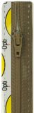 Opti S40-12-00884 ritssluiting, 100% polyester, 00884 bruin, 12 cm