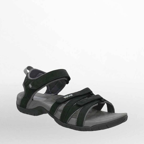 Teva Tirra Leather Sandalen - Dames - Zwart