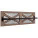Autumn Alley Boerderij Rustieke Handdoekenrek Houder - Houten Handdoekenrek - Boerderij Handdoekhouder voor Rustieke Badkamer en Boerderij Keuken Stijl Decor - 24" Muur Gemonteerd, Rustiek Bruin