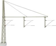 Viessmann Modelltechnik 4161 H0 Bovenleidingmast met arm Universeel 1 stuk(s)