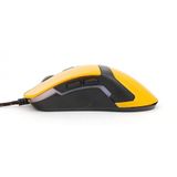 Gaming muis 1200-1600-2400-3200 dpi, geel