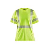 Blakläder Dames Waarschuwing T-shirt Maat L Geel