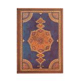 Paperblanks Kalender 18 maanden 2023-2024 Indigo Safawita | Horizontaal | Midi (130 × 180 mm)