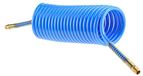 Spiraalslang, met aansluiting R 1/4, blauw, Diam.ext 10 mm, lang. 3,6 m