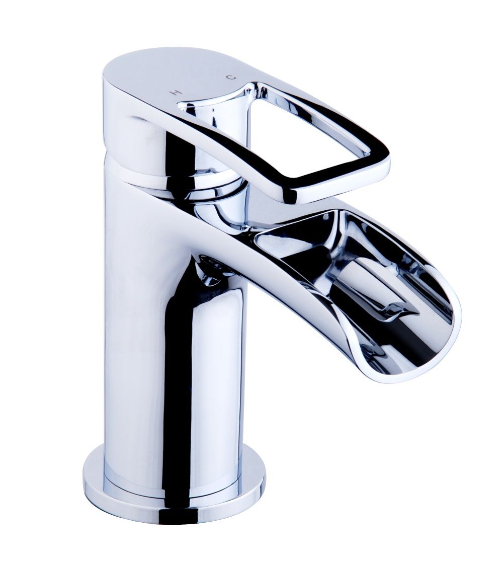 Praya Alegra Watervalkraan met Klikwaste Chroom