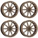 Dotz 4 velgen, model Sonoma, kleur brons, afmetingen 8.5Jx20, 5x112 steekmaat, geschikt voor MG 4, MG 5, EHS/HS