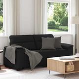 vidaXL 2-zitsbank 180x81x84 cm stof zwart