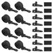 Set de 8 pièces pour système d'enroulement de piscine avec sangles de fixation