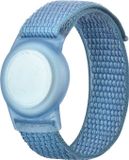 By Qubix Qubix AirTag Nylon Loop Bandje S/M Blauw