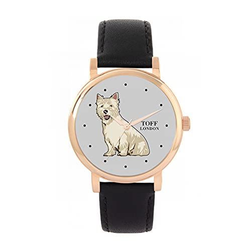 Toff London West Highland Terrier Hondenhorloge - 5059656810322