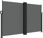 vidaXL Uittrekbaar Windscherm - 160x1200 cm - Antraciet