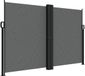 vidaXL Uittrekbaar Windscherm - 160x1200 cm - Antraciet