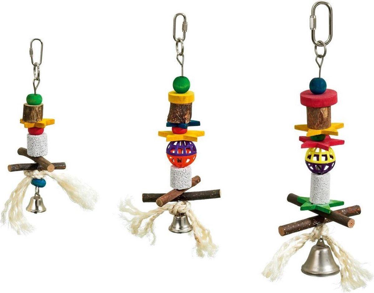 FLAMINGO Lava-wood-bell large, 32 cm bird´s world