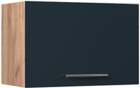 Vicco Hangkast Fame-Line, Donkerblauw hoogglans/Goudkleurig Eiken, 60 cm