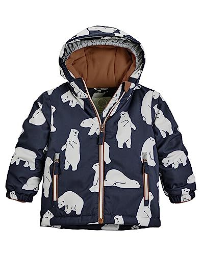 killtec Unisex ski-jack waterdicht/functionele jas met capuchon en sneeuwvanger FISW 30 MNS SKI JCKT - donkerblauw - maat 122