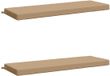 vidaXL Coussins de banc SOEST 2 pièces 100% Polyester Sable 140 x 50 x 8 cm