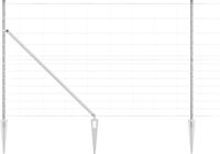 vidaXL - Gelast Draadhek met Spikes - 25 x 1,5 m - Gegalvaniseerd Staal - Zilver
