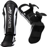 AJ-Sports Kickboks Scheenbeschermers maat XL - Zwart