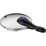 WMF Perfect Plus reservedeksel voor snelkookpan, 3 l, 4,5 l, 6,5 l, 8,5 l, Cromargan roestvrij staal, 2 kookstanden