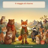 Il viaggio di ritorno: una fiaba illustrata su gratitudine e accettarsi, per bambini dai 3 ai 7 anni