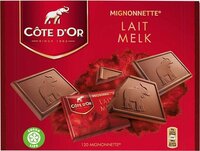Côte d'Or Mignonnette Milk Chocolate - 120 x 10g - 1.2KG - Milk Chocolate Treats - Perfect for Gifting
