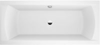 Badland INES ligbad 170 x 75 cm wit met baddrager met sifon
