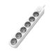 Meervoudige EB Meervoudige stopcontactdoos 6T, C/INT, met kabel, 1,5 meter, wit