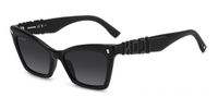 Dsquared2 ICON 0026/S Black 55/17/145 Zonnebril Vrouwen