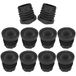 cyclingcolors 10 stuks ronde versterkte rubberen voetjes - 75 kg per poot - Voor meubels, tafel, kantoor, gemeenschap, school, vrije tijd (buitendiameter 22 mm)