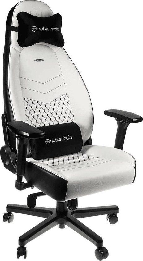 Noblechairs Icon - Gamestoel - Zwart/Wit