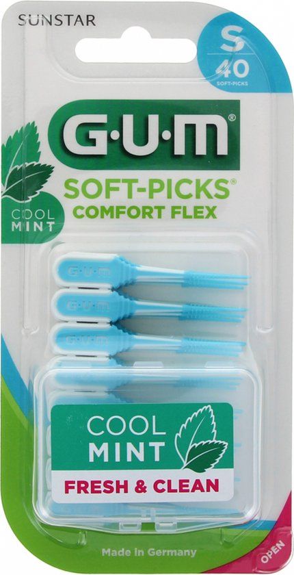 GUM Soft-Picks Comfort Flex Cool Mint Small - 40 stuks
