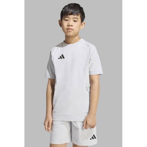 adidas Performance voetbalshirt Tiro Travel lichtgrijs