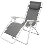 FORNOR Zonneligstoel 112 x 65 x 84 cm