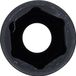BGS technic BGS Kracht Dopsleuteldop zeskant, diep - 1/4 - 11 mm