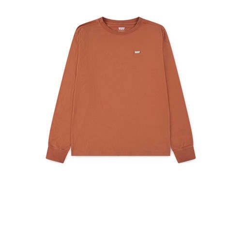 Levi's longsleeve oranjebruin
