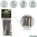 Lustan - Broches de jardin en forme de U en acier - 12cm - Lot de 20