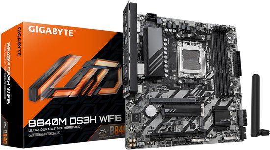 GIGABYTE B840M DS3H WIFI6 AMD B840 Socket AM5 micro ATX