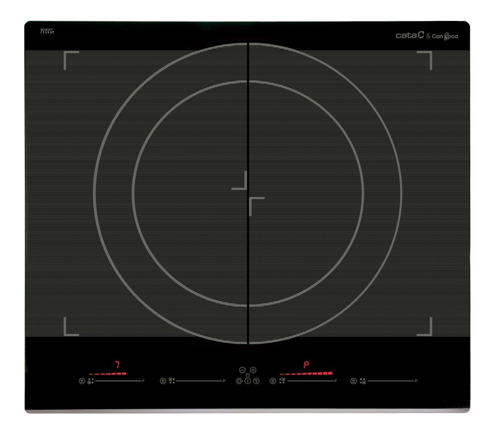 CATA GIGA 600 BK - Inductiekookplaat - 4 zones - Zwart