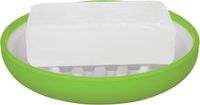 Spirella Porte-savon MOJI – Bac à savon pratique pour la salle de bain – Robuste et facile à nettoyer – Design moderne