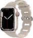 Strap-it Siliconen Smartwatch bandje - Geschikt voor Apple Watch - Beige