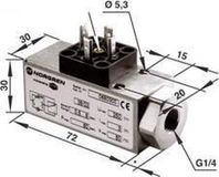 IMI NORGREN Drukschakelaar 0880300 G1/4 0.5 tot 8 bar 1 wisselcontact 1 stuk(s)