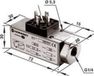 IMI NORGREN Drukschakelaar 0880300 G1/4 0.5 tot 8 bar 1 wisselcontact 1 stuk(s)